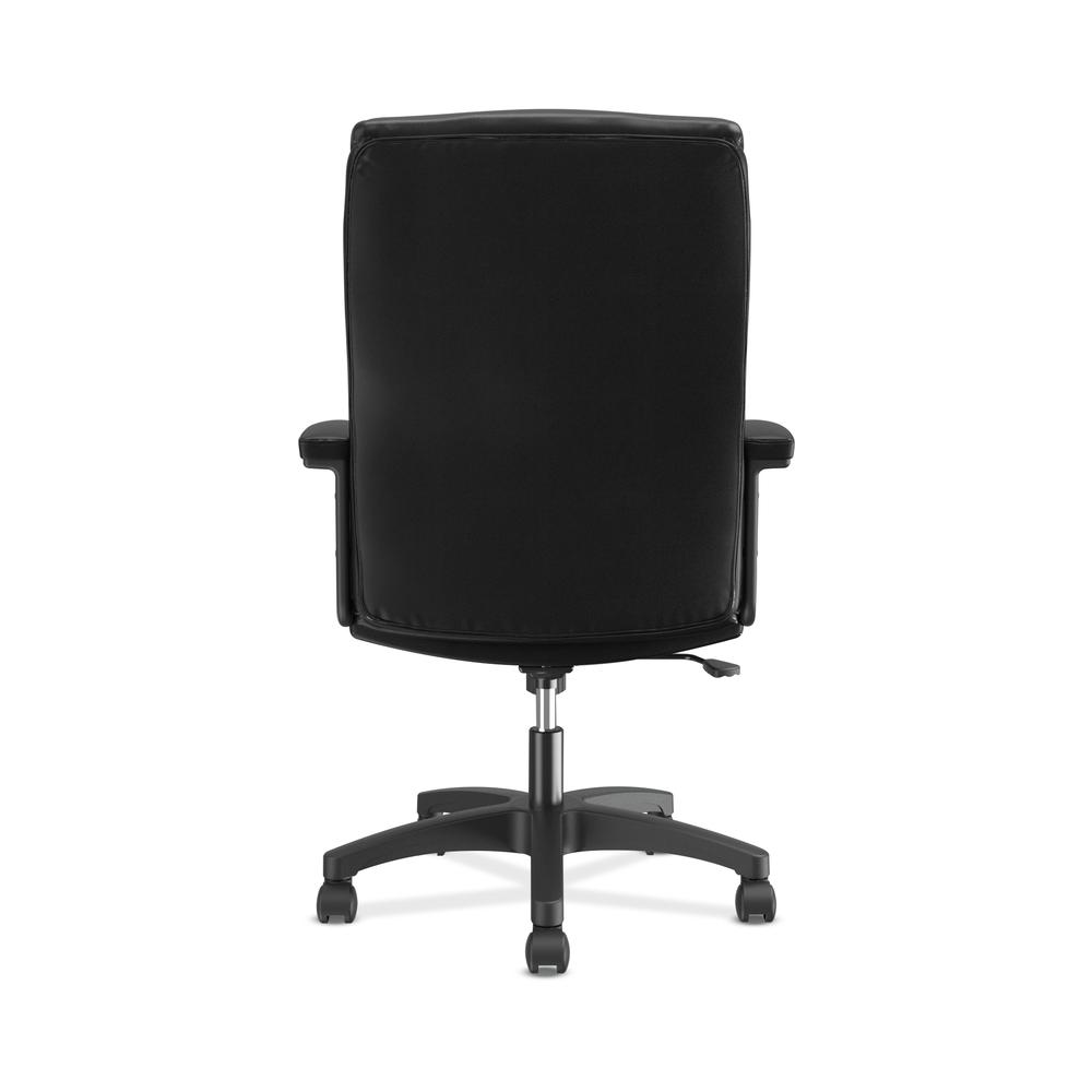 HON Leather Executive Chair - High-Back Computer Chair for Office Desk, Black (VL151)