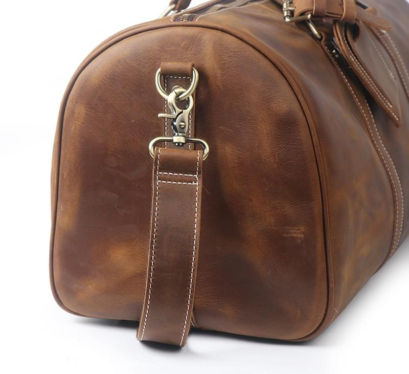 The Dagny Weekender | Large Leather Duffle Bag