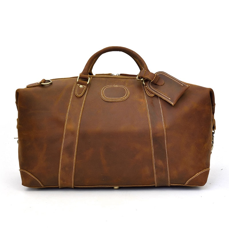 The Eira Duffle Bag | Vintage Leather Weekender