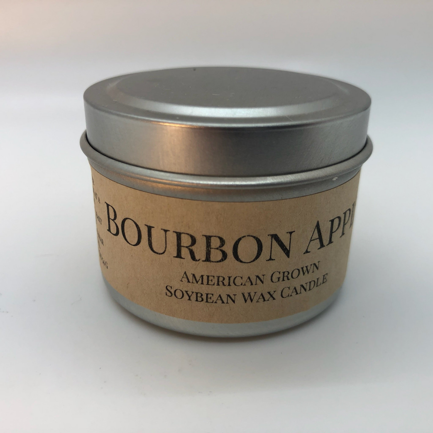 Bourbon Apple Soy Wax Candle | 2 oz Travel Tin