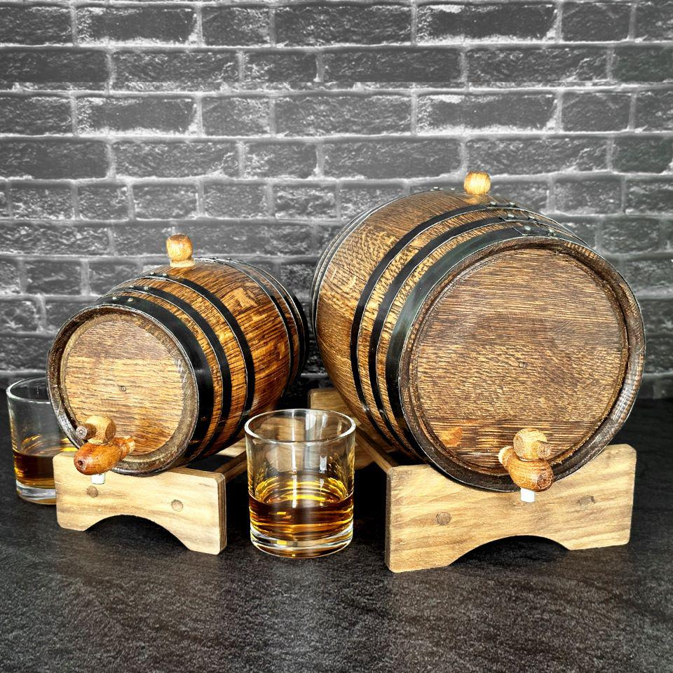 Personalized Aged Oak Whiskey Barrels