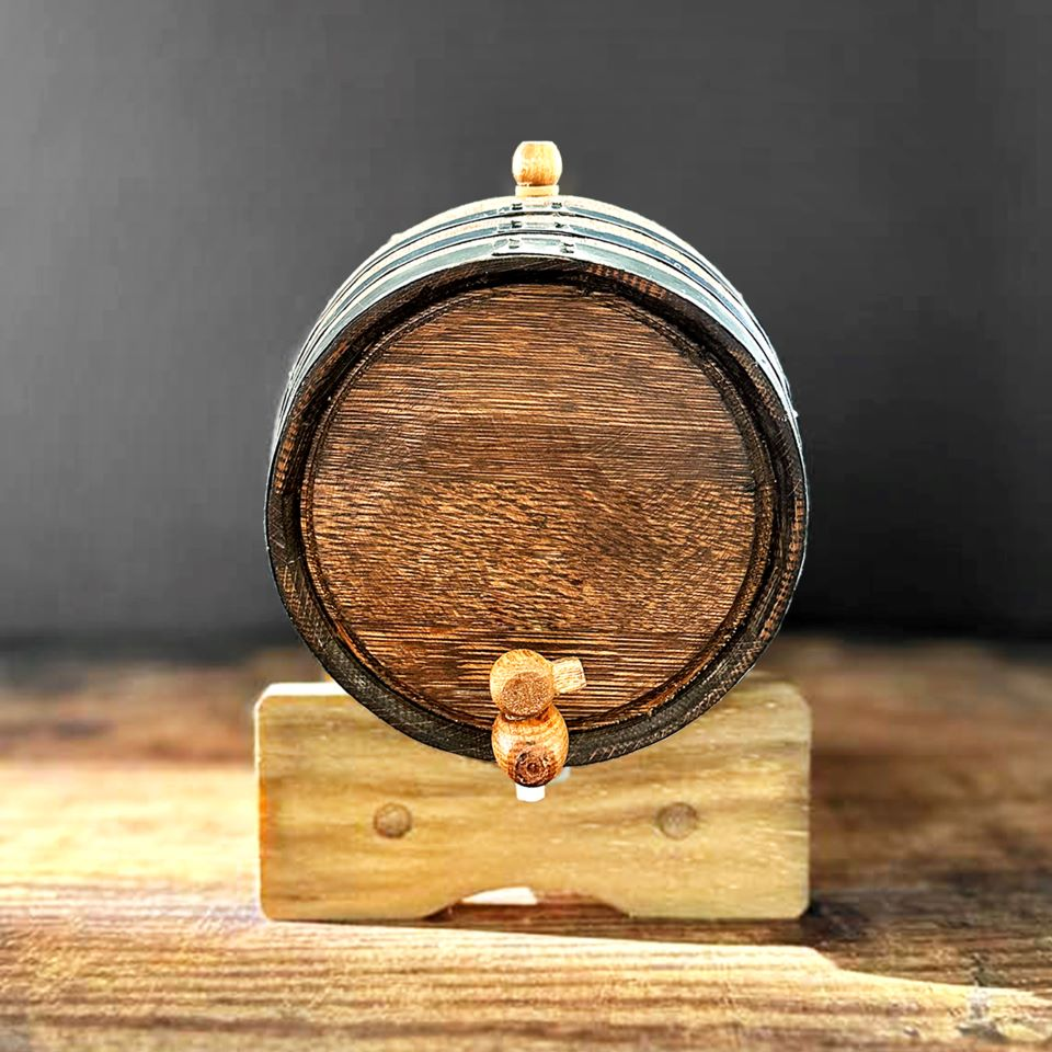 Personalized Aged Oak Whiskey Barrels