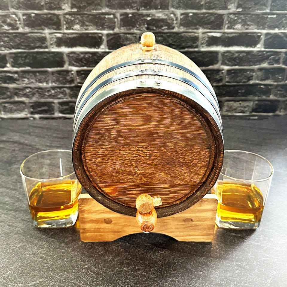 Personalized Aged Oak Whiskey Barrels