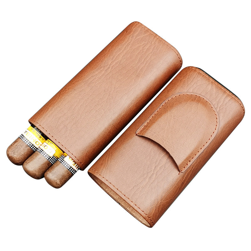 Two-end Hardware With Cigar Cutter, Cigar Holster, Portable Humidor