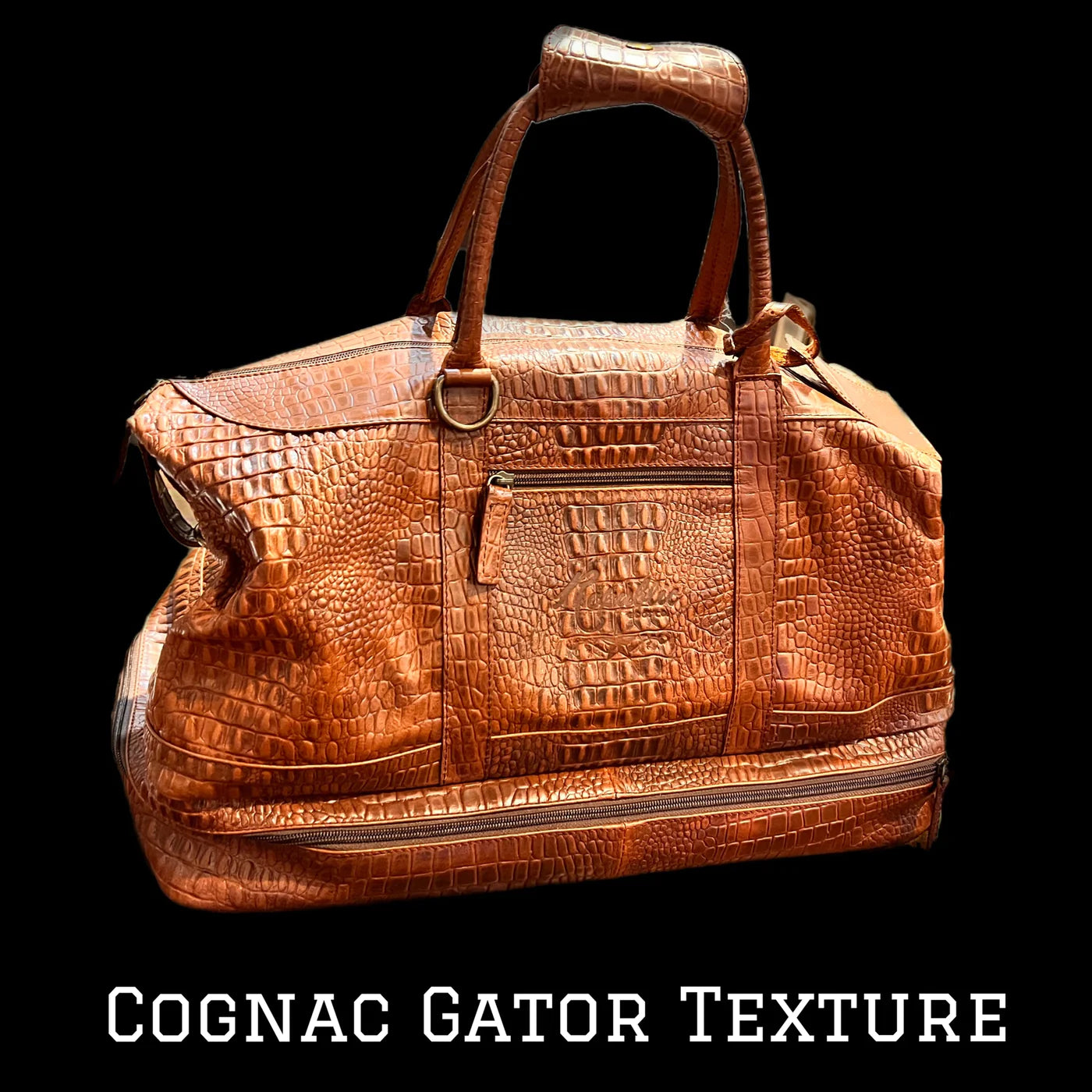 TEXAS WEEKENDER DUFFLE & BOOT BAG - GATOR TEXTURE-REPUBLIC BOOT CO